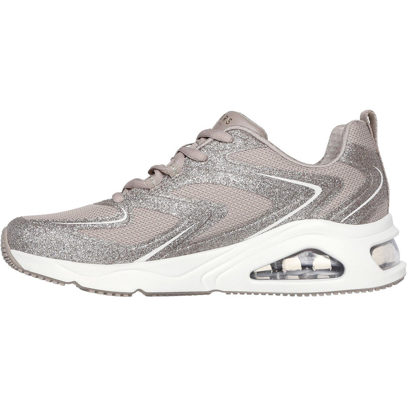 Skechers Tres-Air Uno Glit Airy Baskets Pour Femmes En Taupe