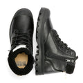 Palladium Pampa HI Snow Warm Bottes En Cuir Noires Pour Femmes