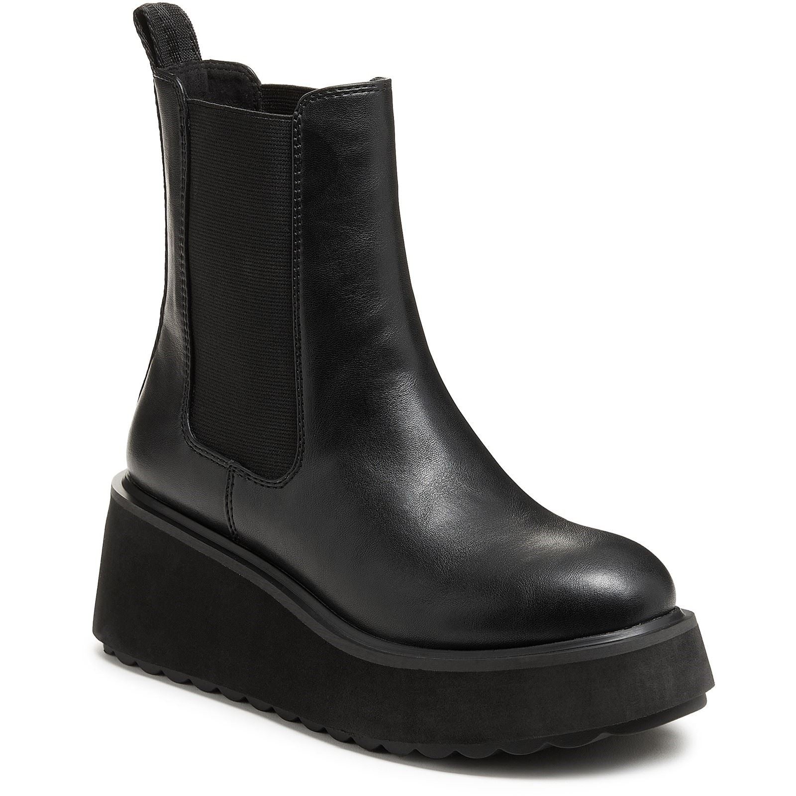 Rocket Dog Heyday Bottes Chelsea Plates Pour Femme En Polyuréthane Noir