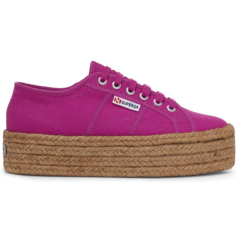 Superga 2790 Rope Baskets Violet Pour Femmes En 100% Coton