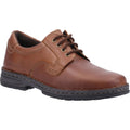 Hush Puppies Outlaw II Chaussures En Cuir Marron À Lacets Pour Homme