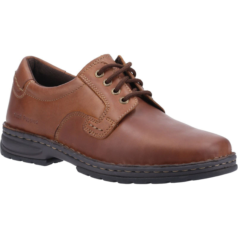Hush Puppies Outlaw II Chaussures En Cuir Marron À Lacets Pour Homme