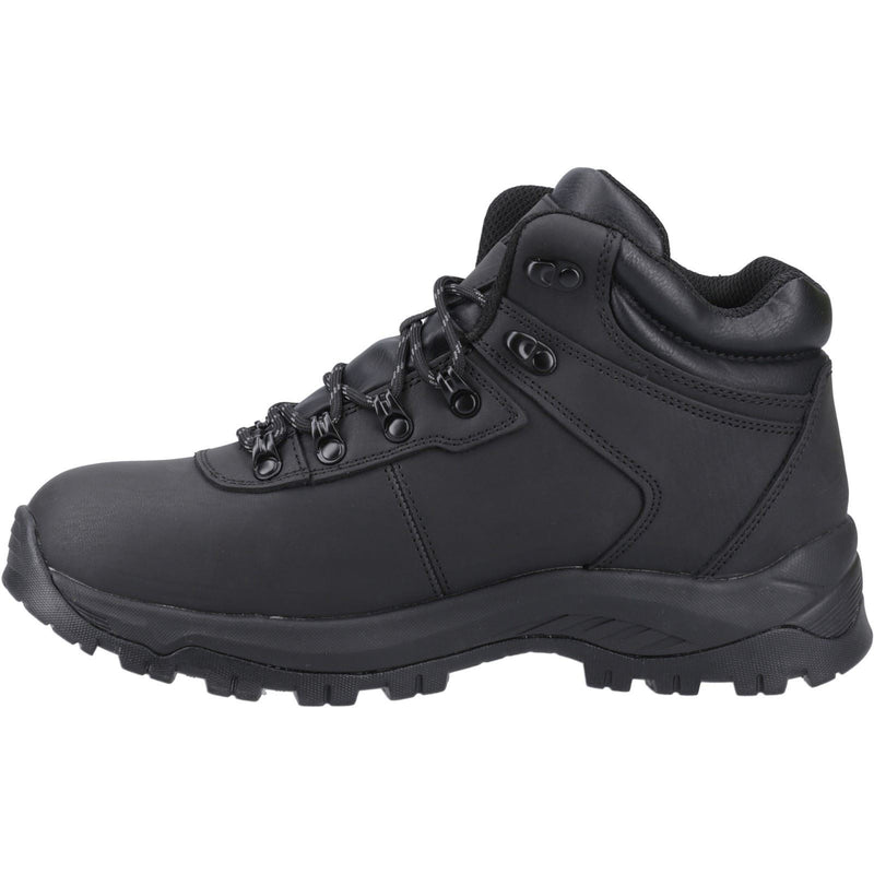 Hi-Tec Eurotrek Lite Waterproof Chaussures De Randonnée Noires Pour Homme En Similicuir