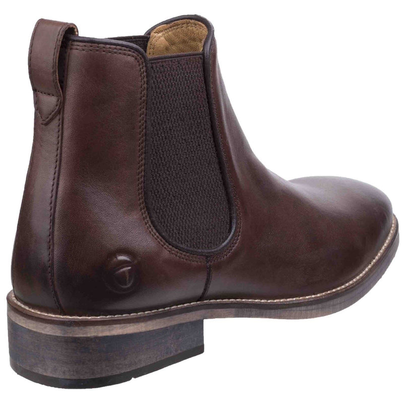 Cotswold Corsham Bottes En Cuir Pour Hommes De Couleur Marron Foncé