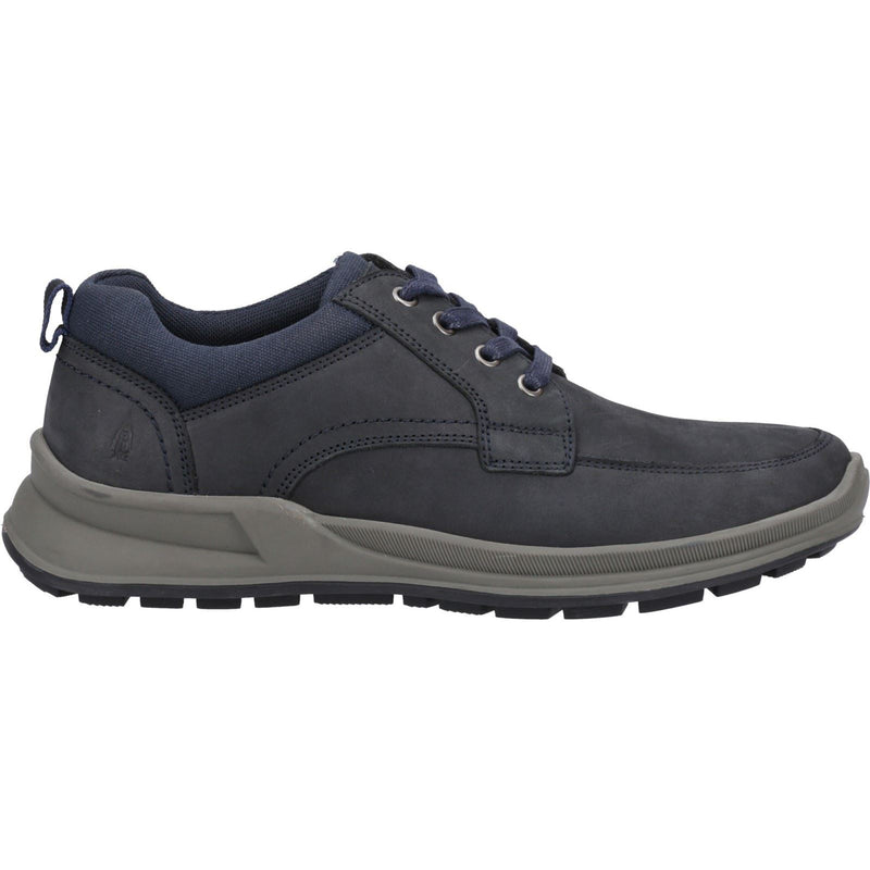 Hush Puppies Adam Chaussures Pour Hommes En Daim Bleu Marine À Lacets