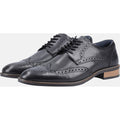 Hush Puppies Dustin Brogue Chaussures Richelieu Noires En Cuir Pour Hommes
