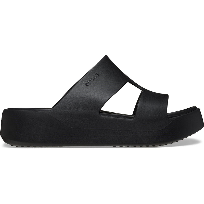 Crocs Getaway Platform H-Strap Crocs sandales noires pour Femmes en Thermoplastique