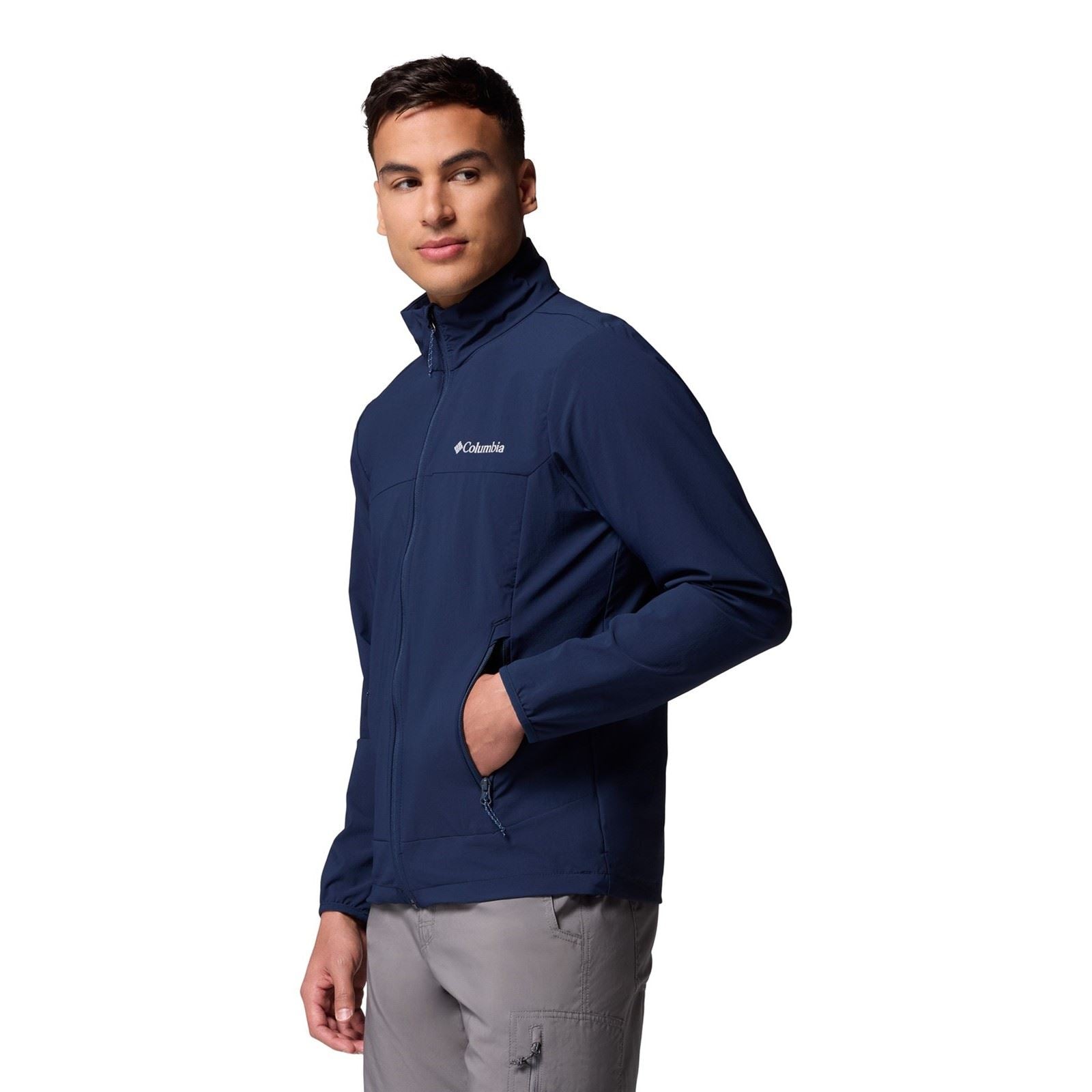 Columbia Heather Canyon II Jacket Veste Softshell Bleue Pour Homme