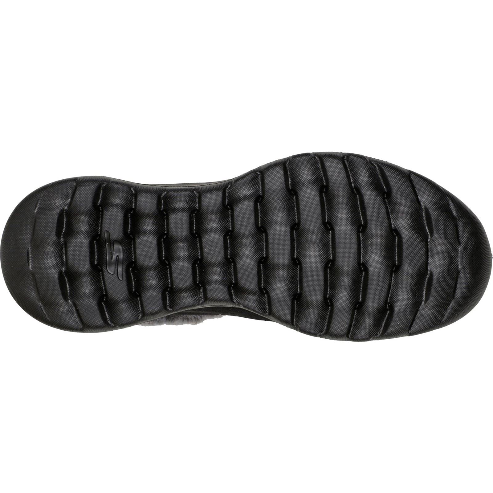Skechers On-The-Go Joy First Glance Bottes Noires/Grises Pour Femmes En Cuir