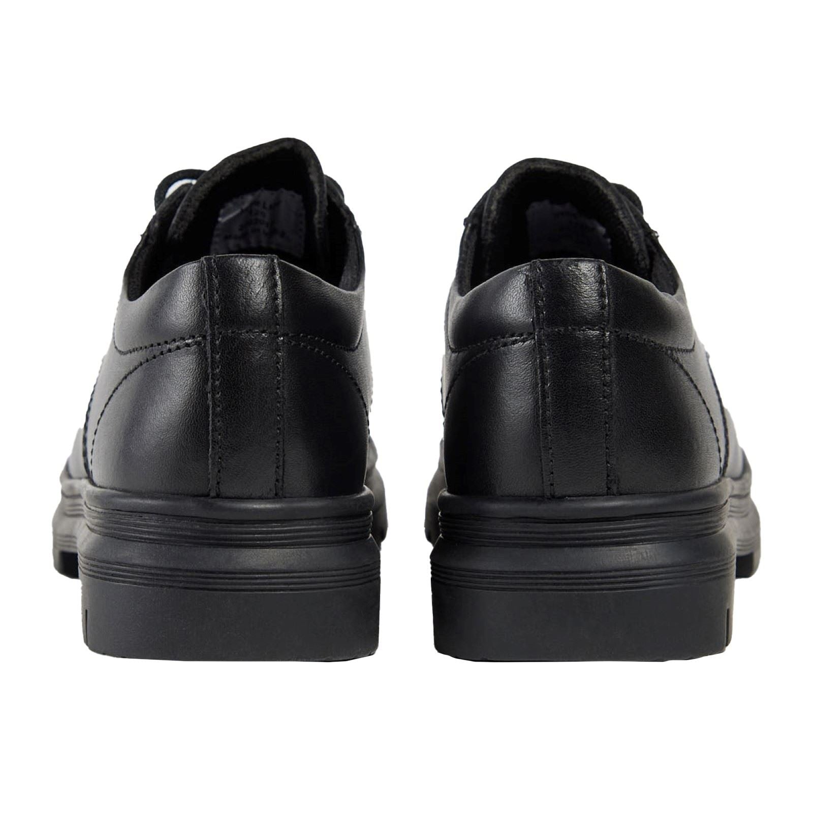 Pod Irene Chaussures Plates Noires Pour Filles En Similicuir