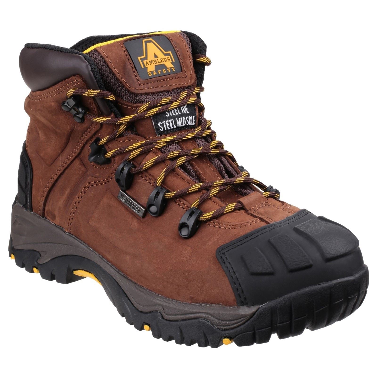 Amblers Safety Bottes De Sécurité En Nubuck Brun Fs39