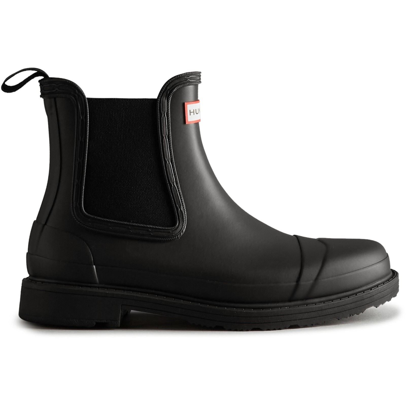 Hunter Commando Bottes En Caoutchouc Pour Femmes, Noires