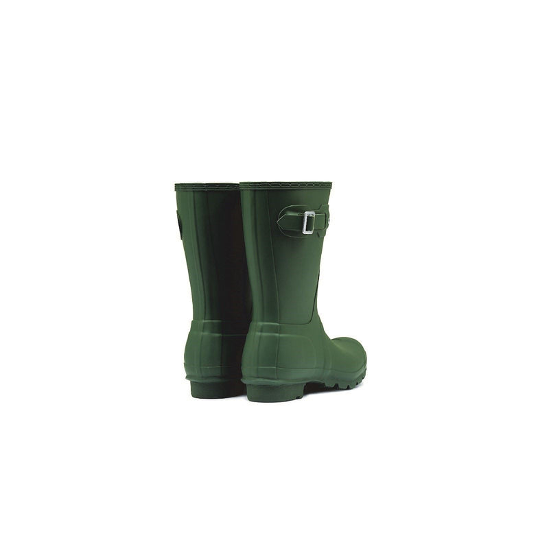 Hunter Original Short Bottes De Pluie En Caoutchouc Pour Femmes De Couleur Verte