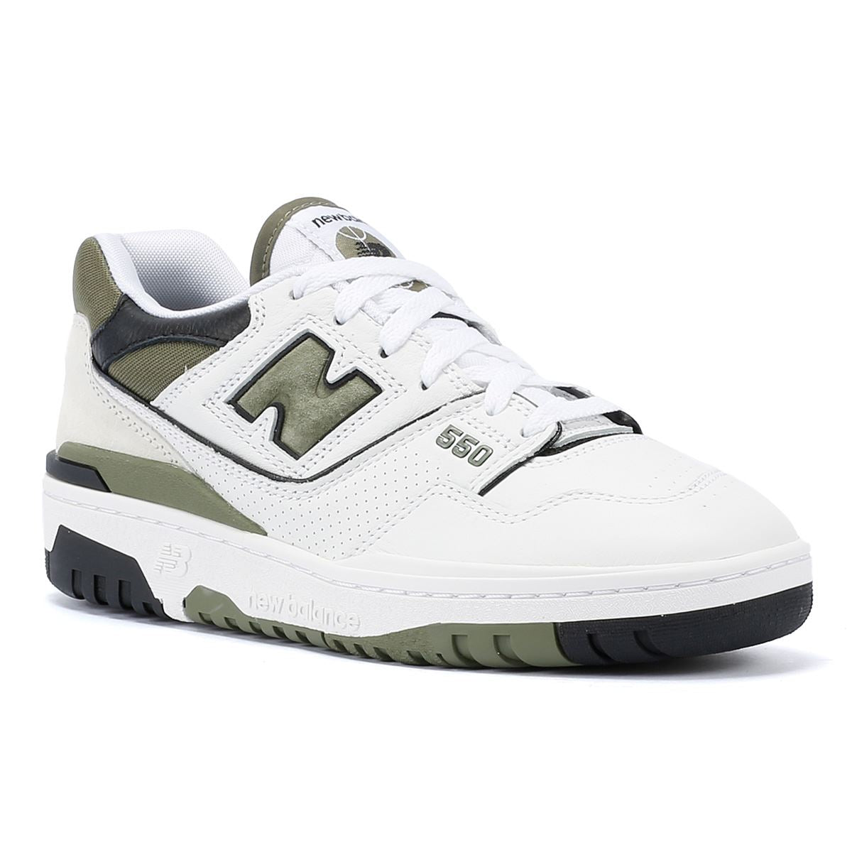 New Balance 550 Baskets Blanches/Khaki
