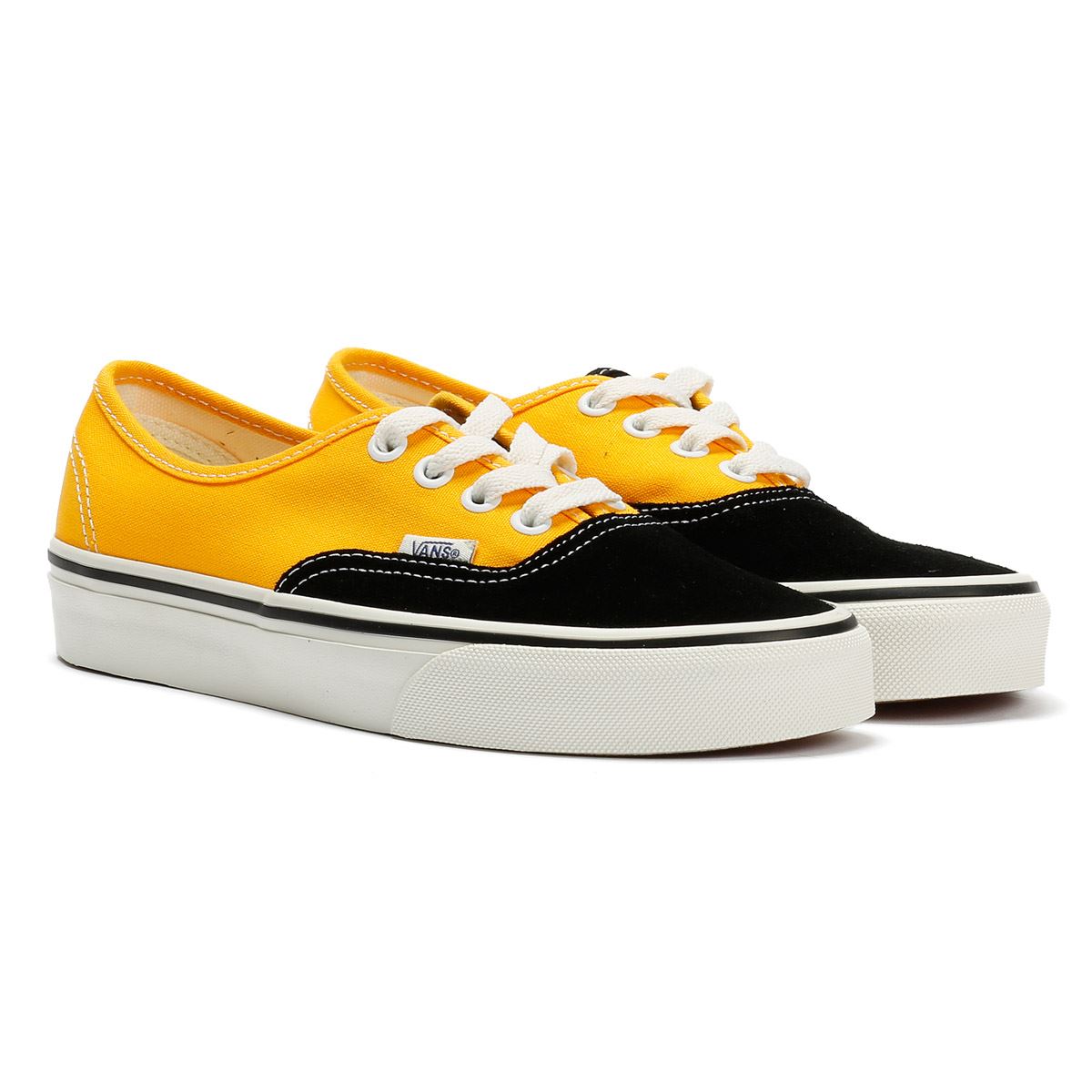 Vans Authentic Primary Multi Baskets Jaunes En Toile