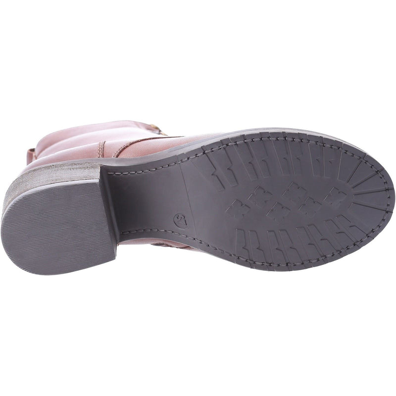 Hush Puppies Harriet Bottes Marron En Cuir Pour Femmes