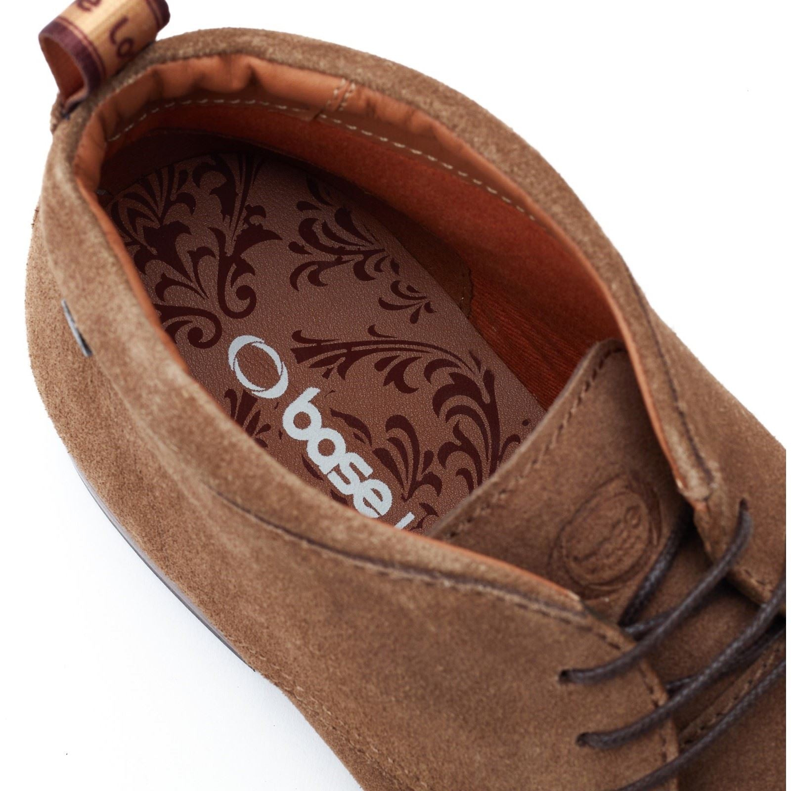 Base London Nolan Bottes En Cuir Pour Hommes Ginger