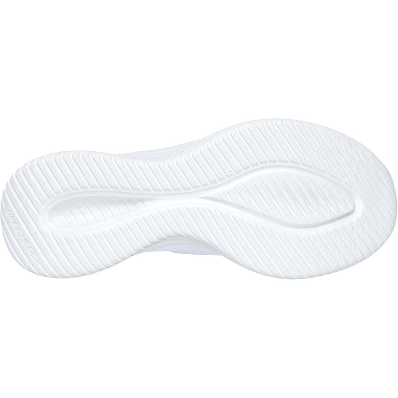 Skechers Ultra Flex 3.0 Brilliant Path Sneakers En Toile Blanche Pour Femme