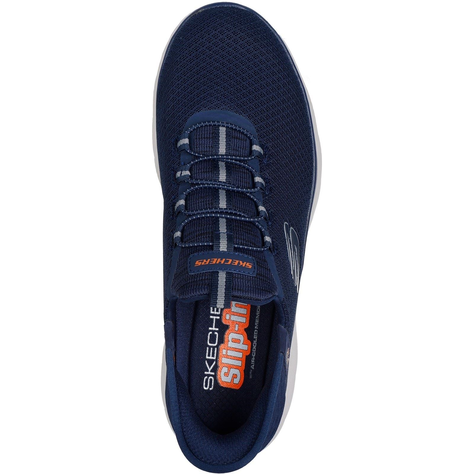 Skechers Summits - High Range Baskets En Polyester Pour Homme, Couleur Marine