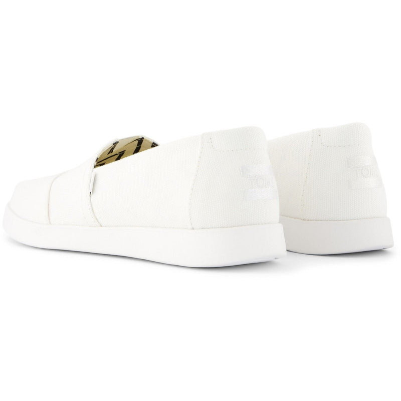 TOMS Alpargata Plus Espadrilles Blanches Pour Femmes En 100% Coton