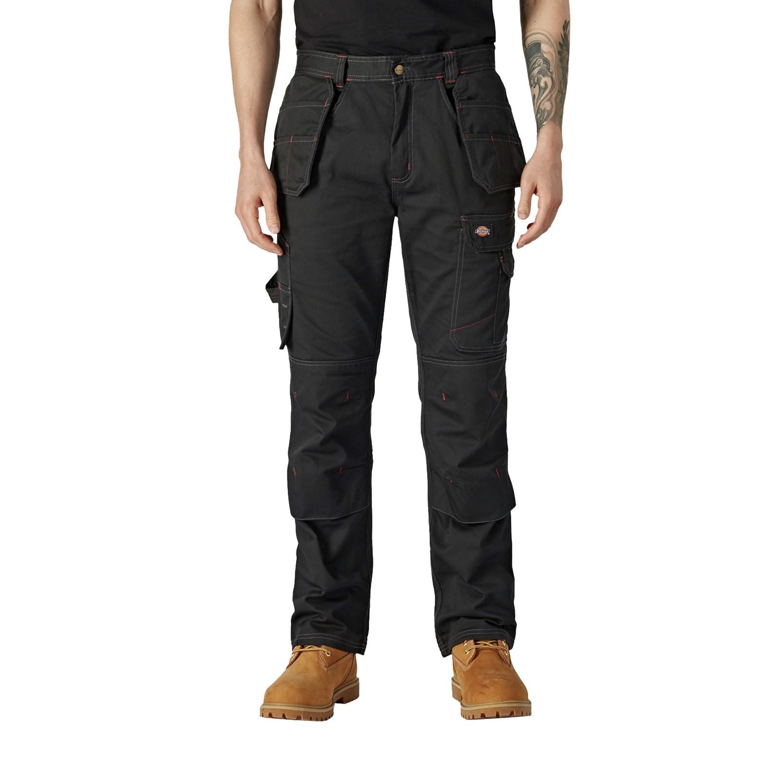 Dickies Redhawk Pro Pantalons De Plein Air Pour Hommes En Polyester Noirs
