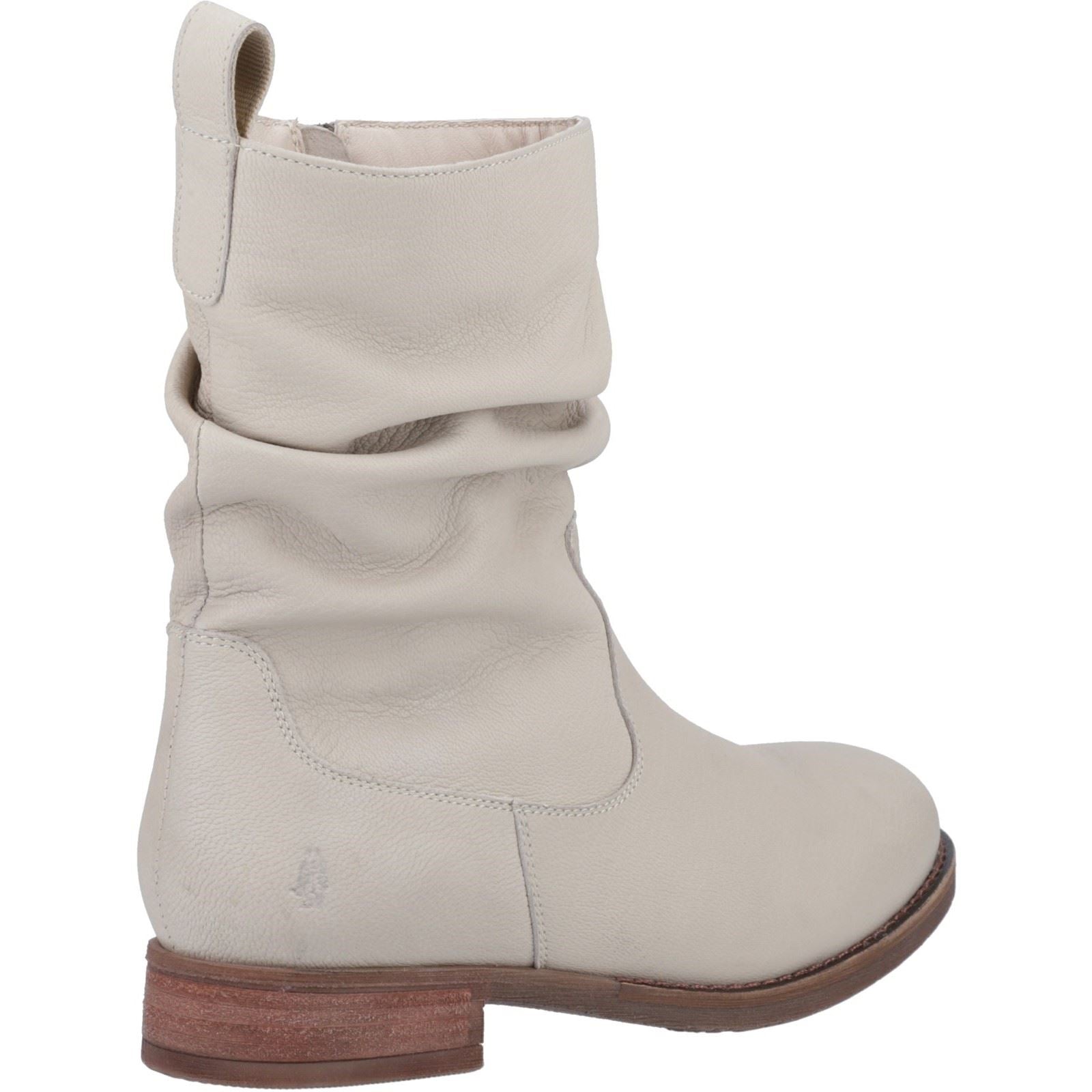 Hush Puppies Emilia Bottes En Cuir Nude Pour Femme