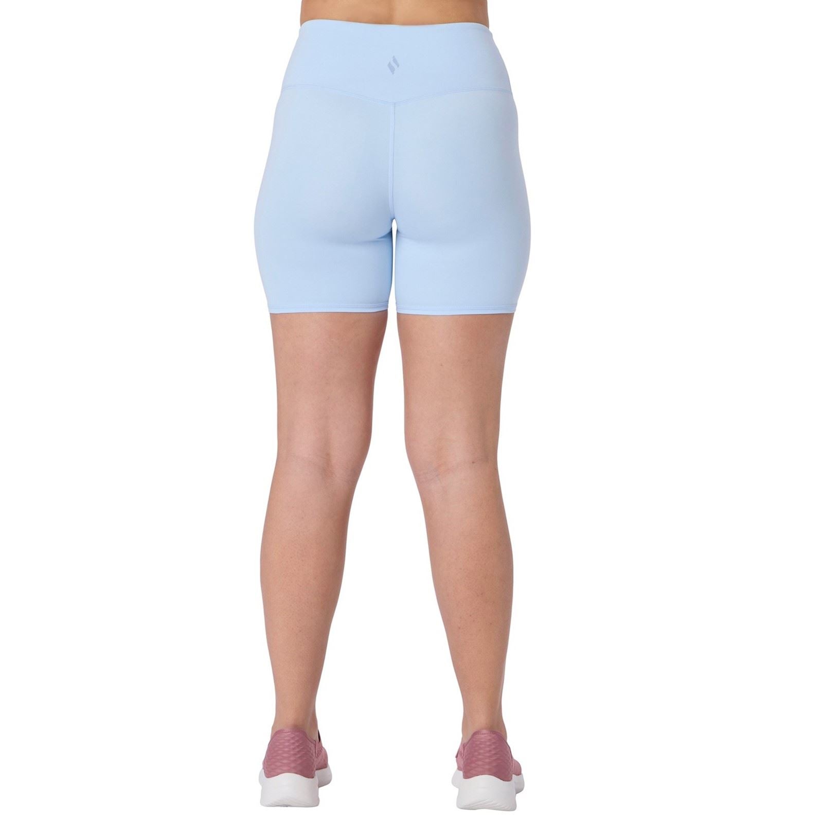 Skechers Goflex Slim 6" Bike Short Shorts Actifs Argentés En Polyester Pour Femmes