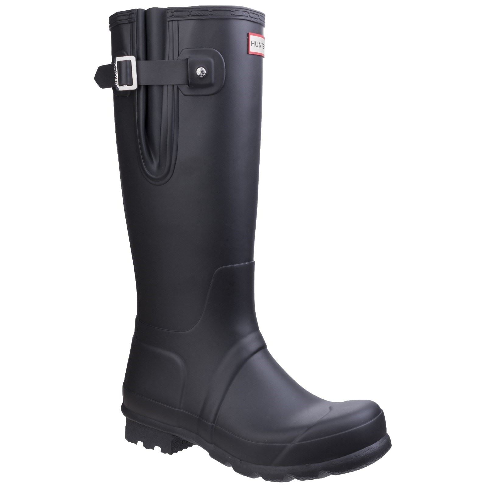 Hunter Original Side Adjustable Bottes En Caoutchouc Noires Pour Homme