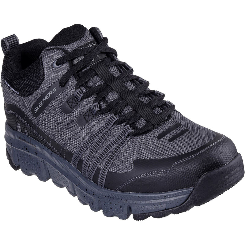 Skechers Summits AT Canobie Chaussures De Randonnée Synthétiques Pour Hommes, Couleur Charbon/Noir