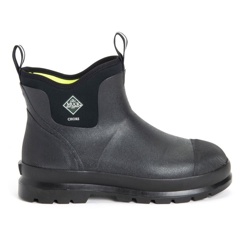Muck Boots Chore Classic Chelsea Bottes En Caoutchouc Noires Wellington
