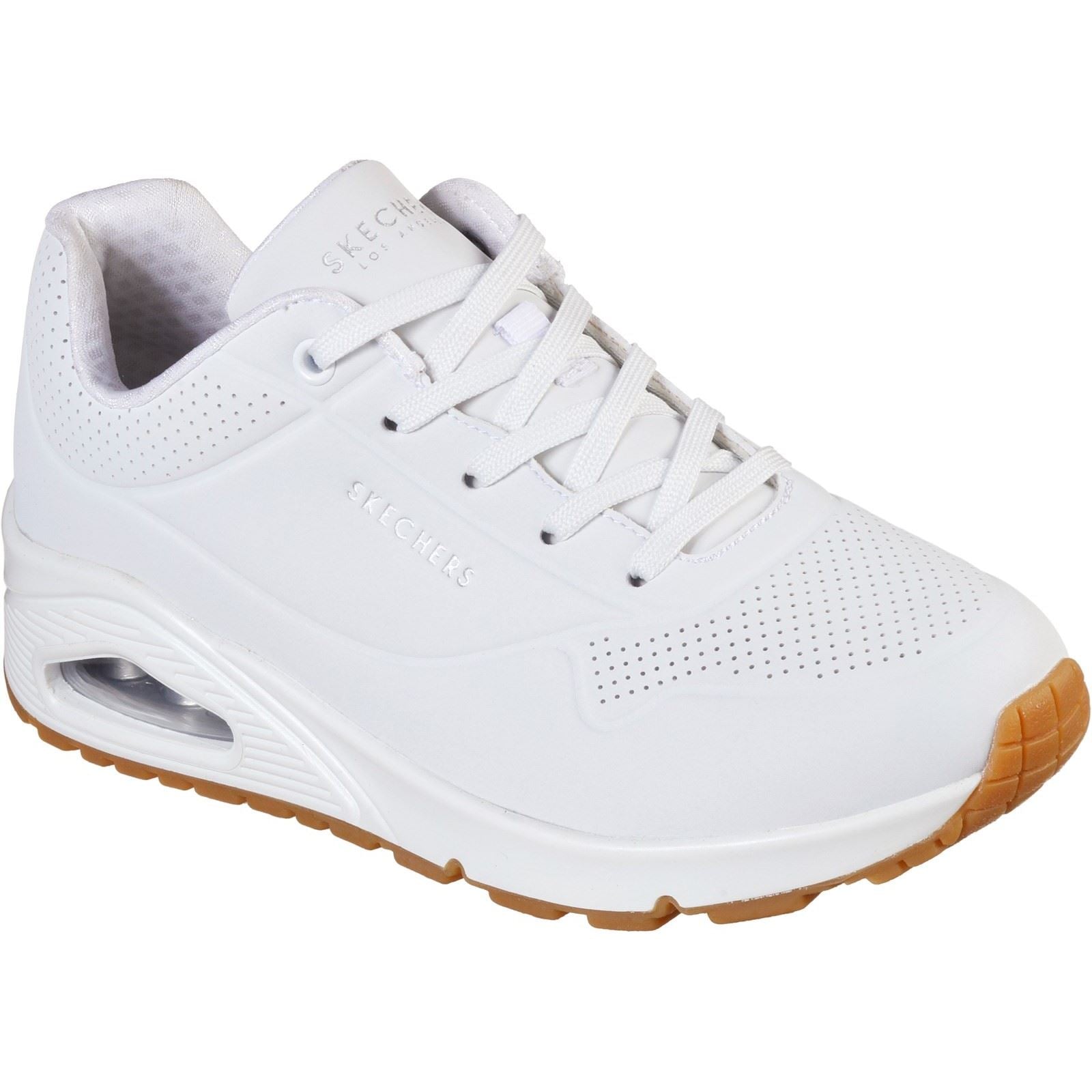 Skechers Uno Stand on Air Baskets Blanches Pour Femmes En Matière Synthétique
