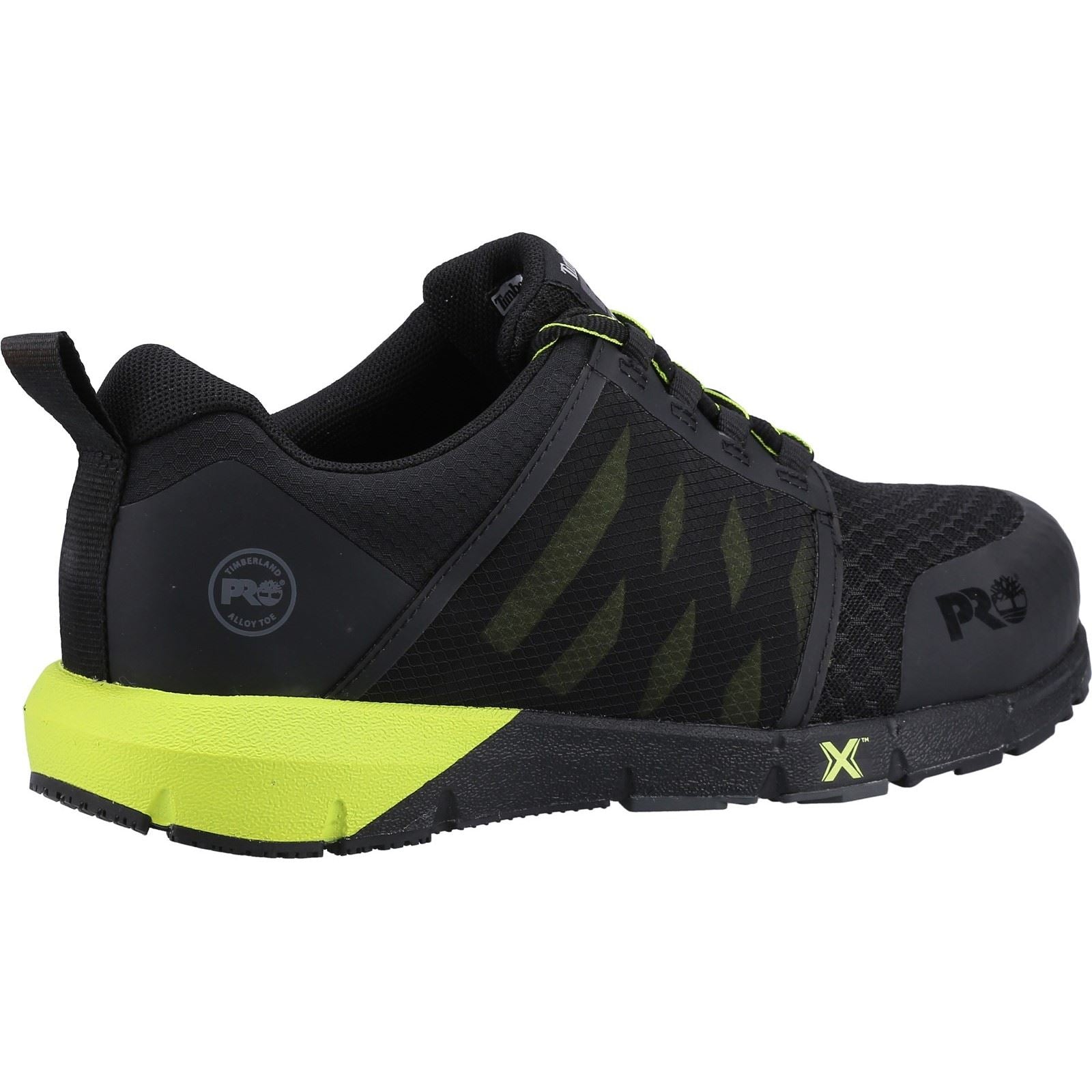 Timberland Pro Baskets De Sécurité Radius Textile Noir/Jaune Haute Visibilité