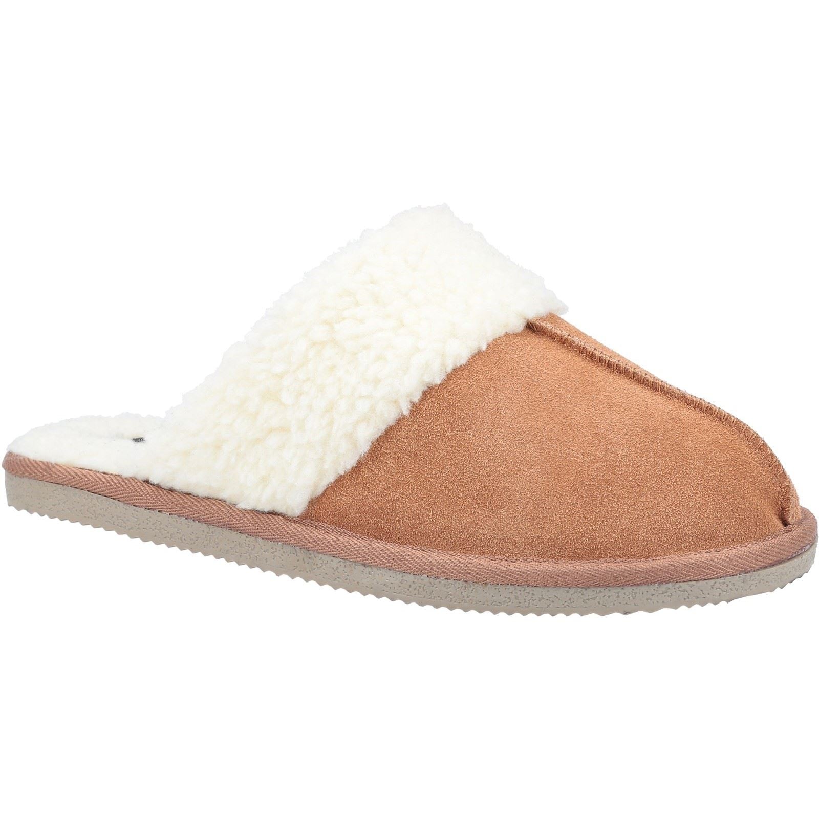 Hush Puppies Arianna Chaussons En Daim Pour Femmes Couleur Beige