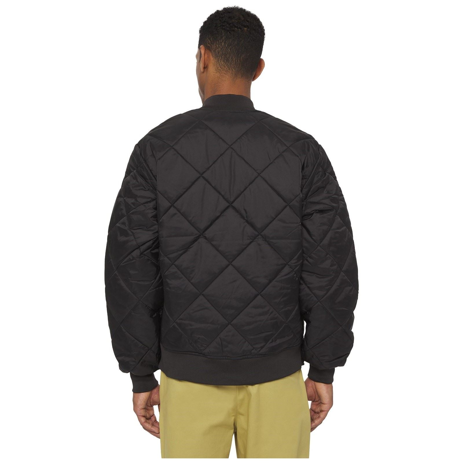 Dickies Diamond Veste Matelassée Noire Pour Homme
