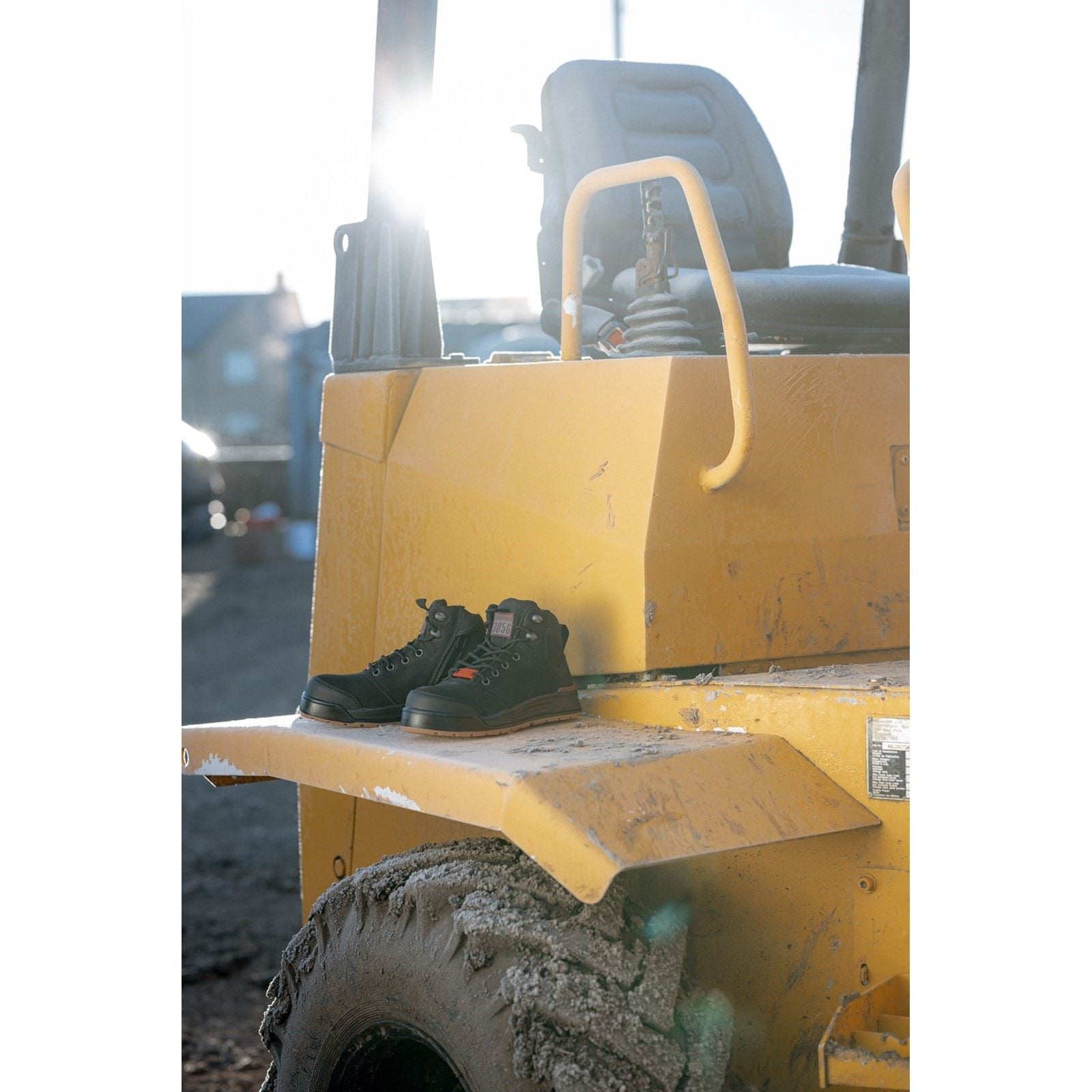 Hard Yakka Bottes De Sécurité En Cuir À Lacets Noires Pour Femmes 3056