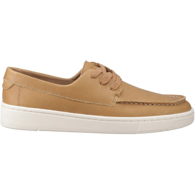 TOMS TRVL Lite London Chaussures En Cuir Pour Hommes À Lacets Tan
