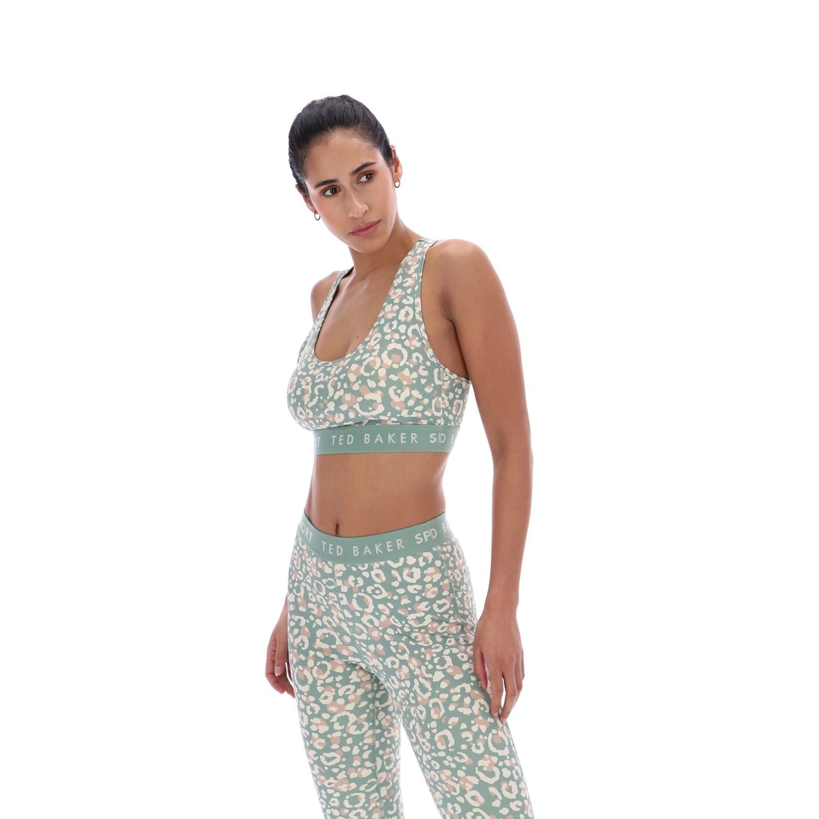 Ted Baker PANSY TBWSB2635 Soutien Gorge De Sport Vert En Polyester Pour Femmes