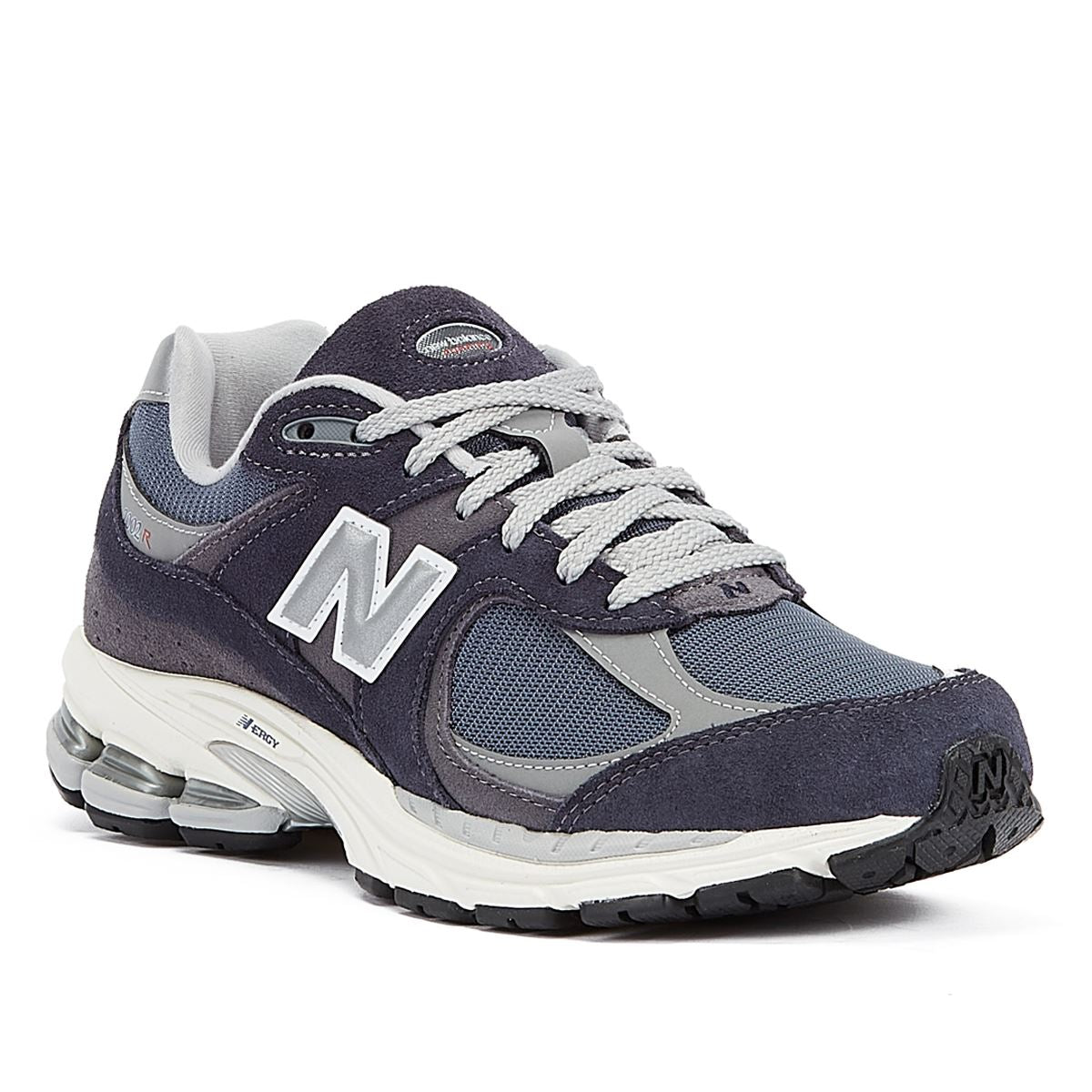 New Balance Baskets En Daim Bleu/Gris Eclipse 2002
