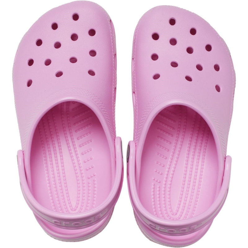 Crocs Classic Chaussures Plates Roses En Taffetas Thermoplastique