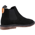 Hush Puppies Shaun Bottes Noires En Daim Pour Homme