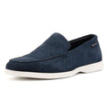 Ben Sherman Amarillo Chaussures Basses Bleues Pour Hommes En Suède