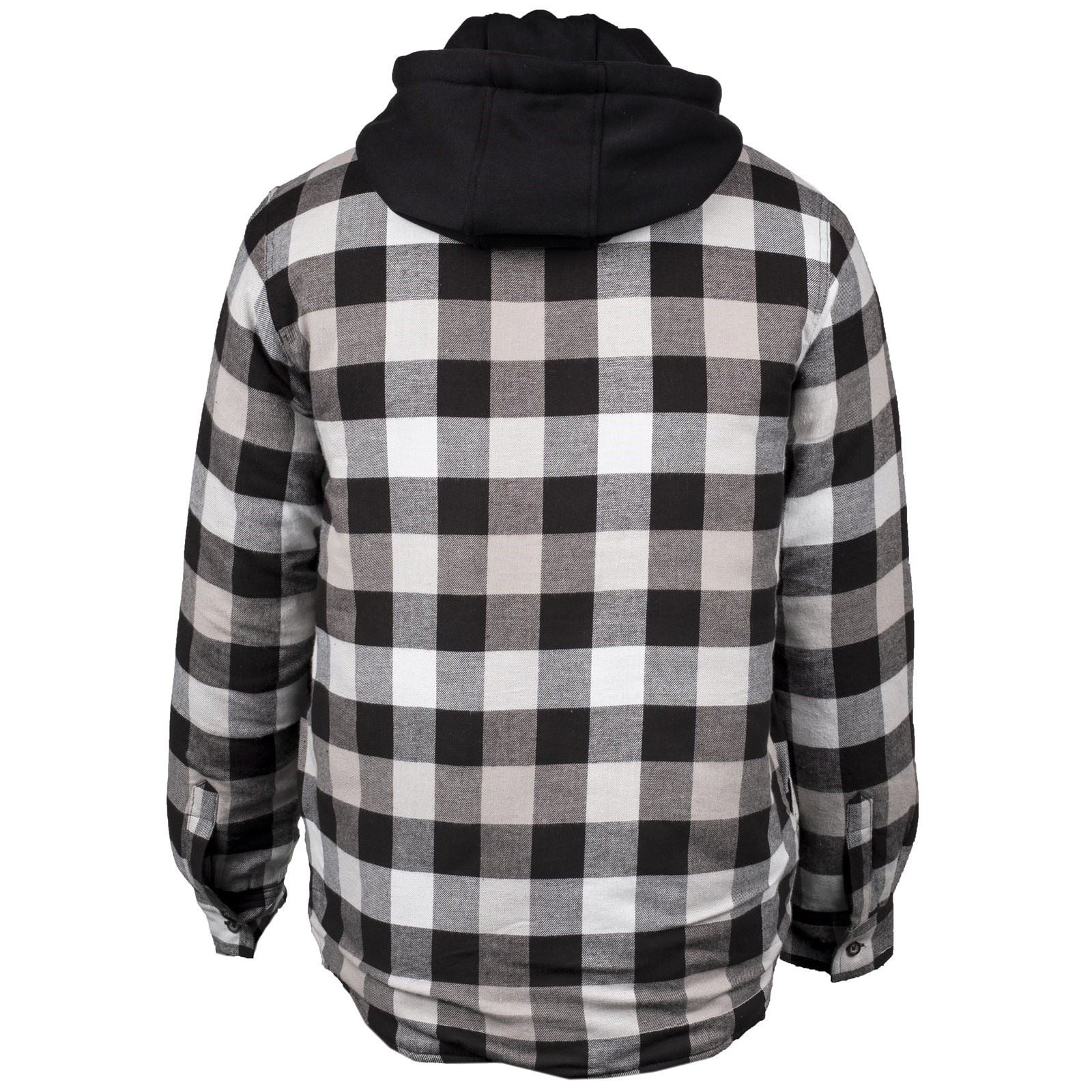 Hard Yakka Quilted Flannel Shacket Veste Chemise Grise Pour Homme
