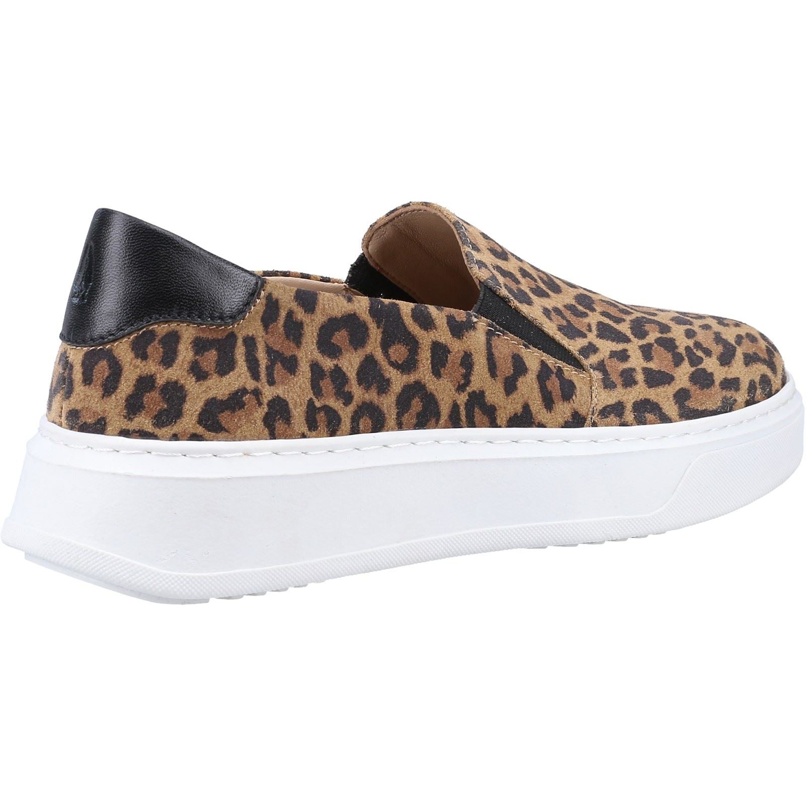 Hush Puppies Corinne Baskets Léopard En Cuir Pour Femmes