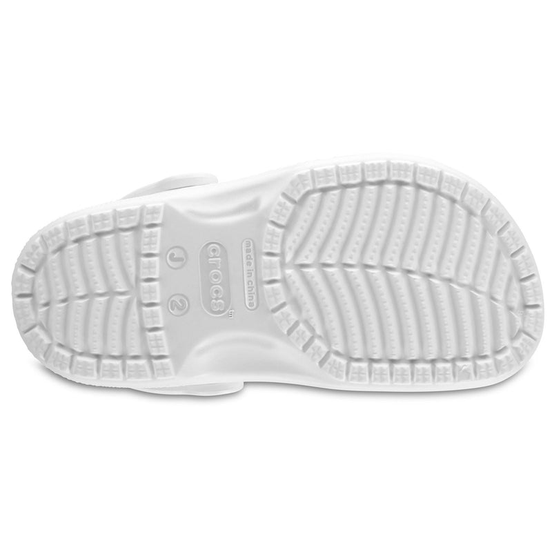 Crocs Kids' Classic Clog Mocassins Blancs En Thermoplastique