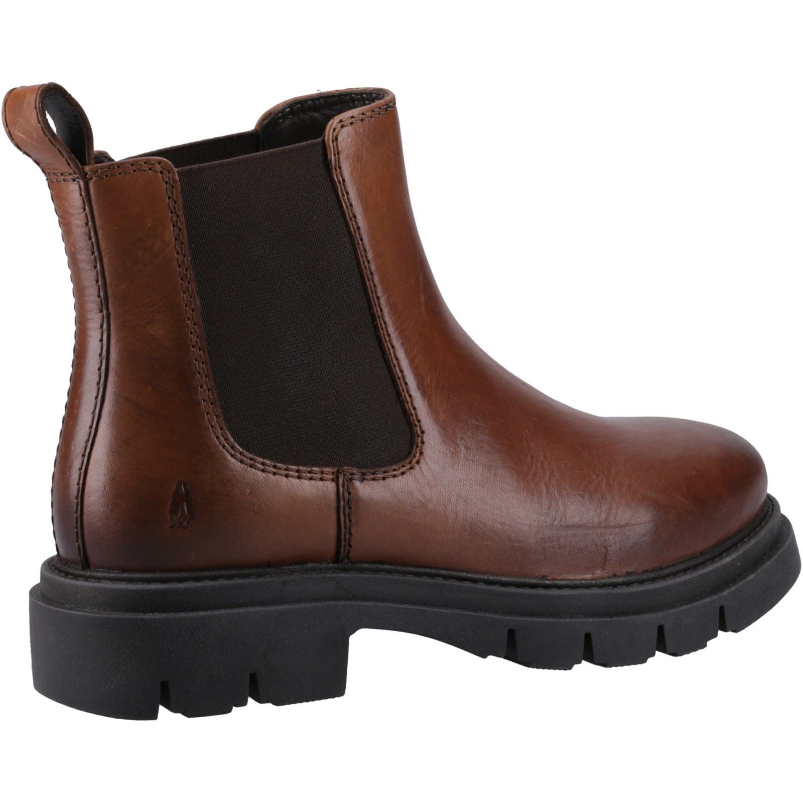 Hush Puppies Raya Chelsea Bottes Marron En Cuir Pour Femmes