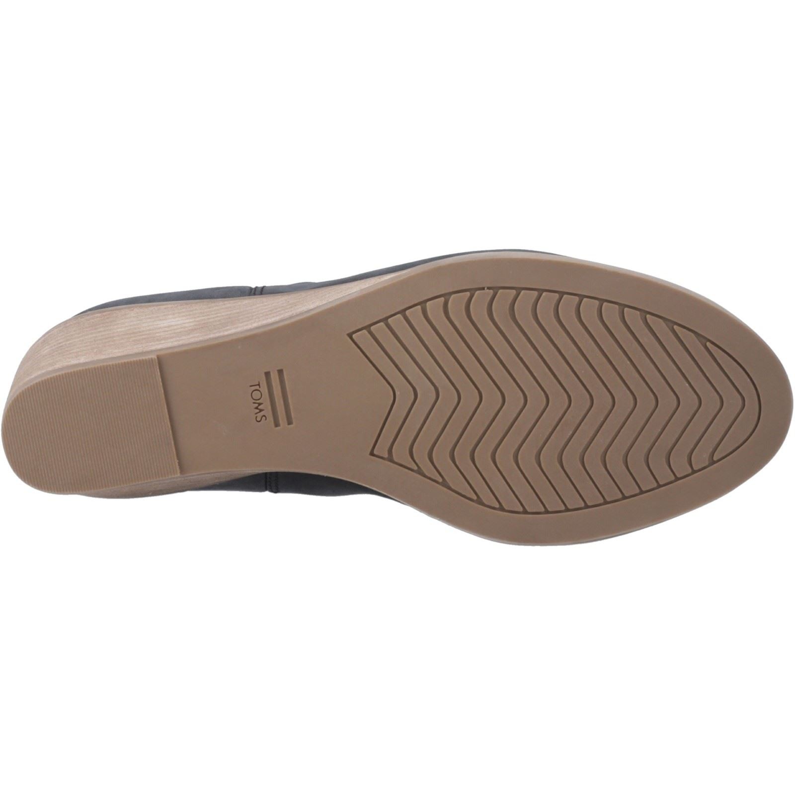 TOMS Casey Bottes En Cuir Noires Pour Femmes