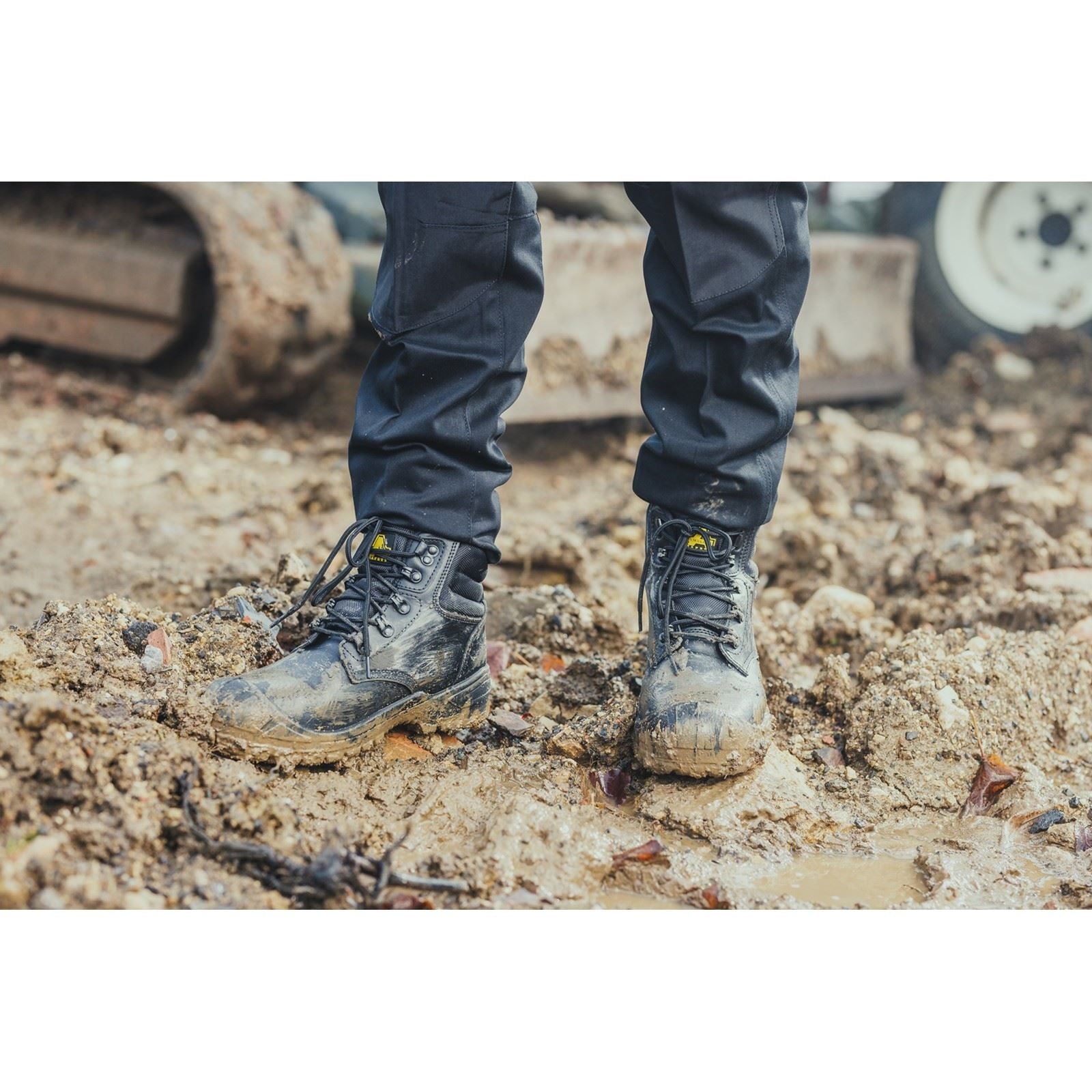 Amblers Safety Deux Cent Quarante Et Un Bottes De Sécurité Noires En Cuir