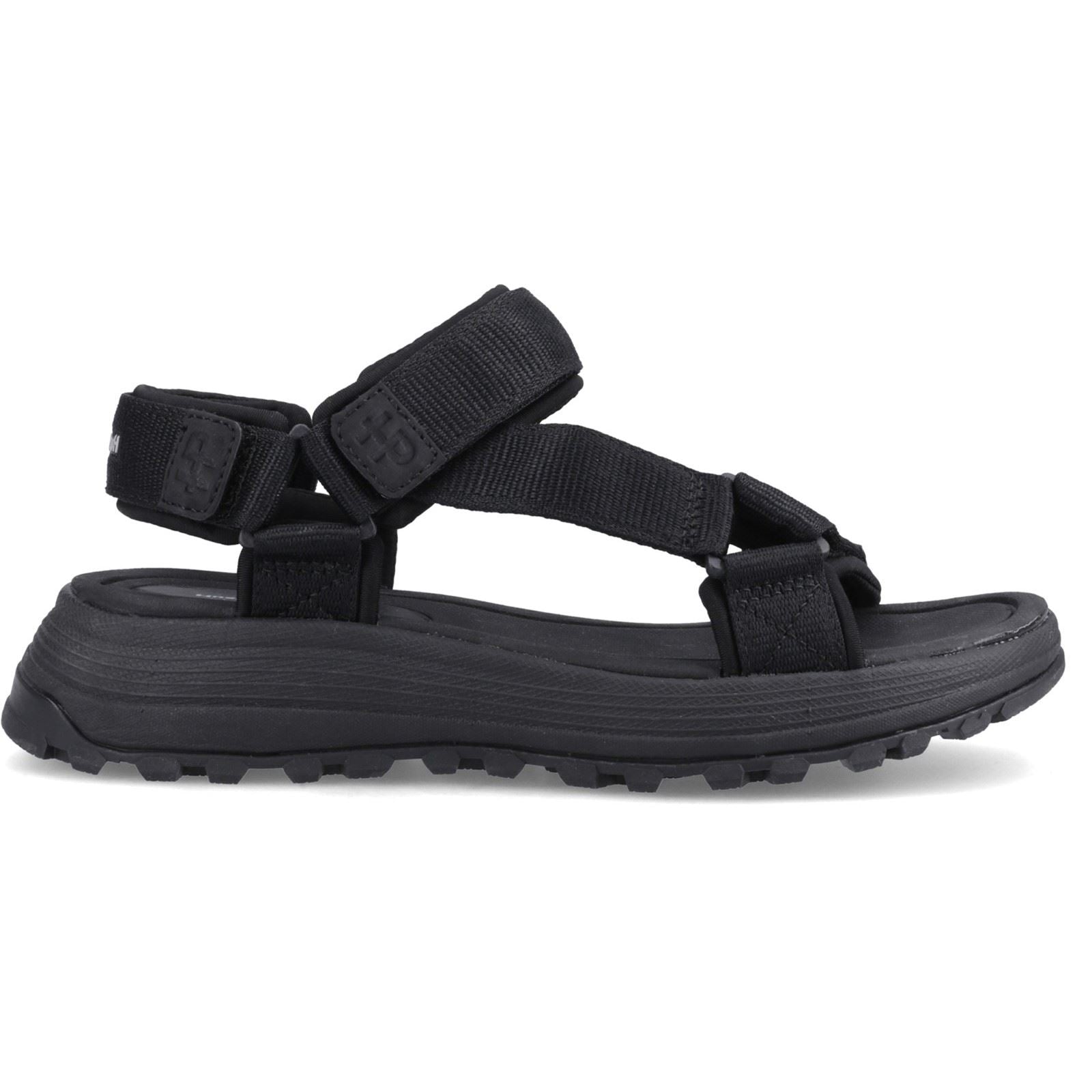 Hush Puppies Kendra Sandales Noires En Textile Pour Femmes