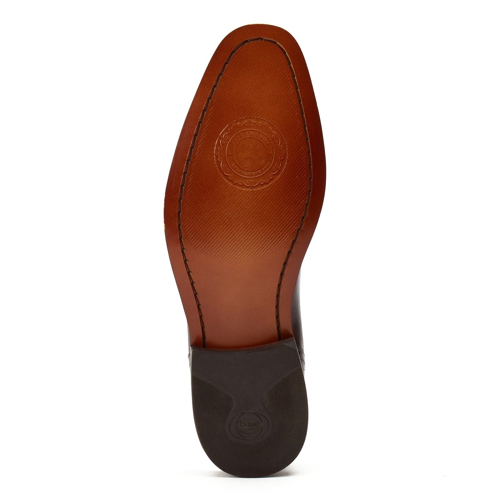 Base London Sikes Bottes En Cuir Pour Homme Couleur Tan