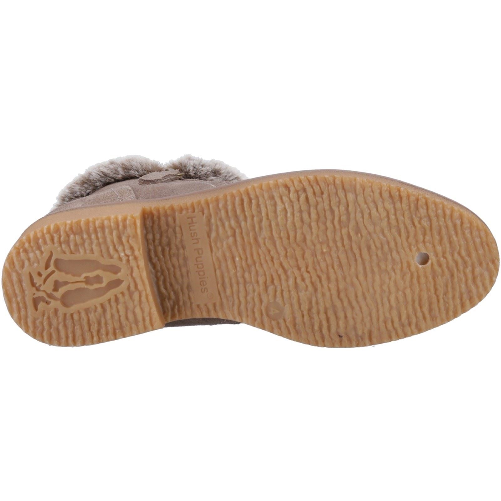 Hush Puppies Marnie Bottines De Cheville D'hiver Pour Femmes En Taupe Suédois